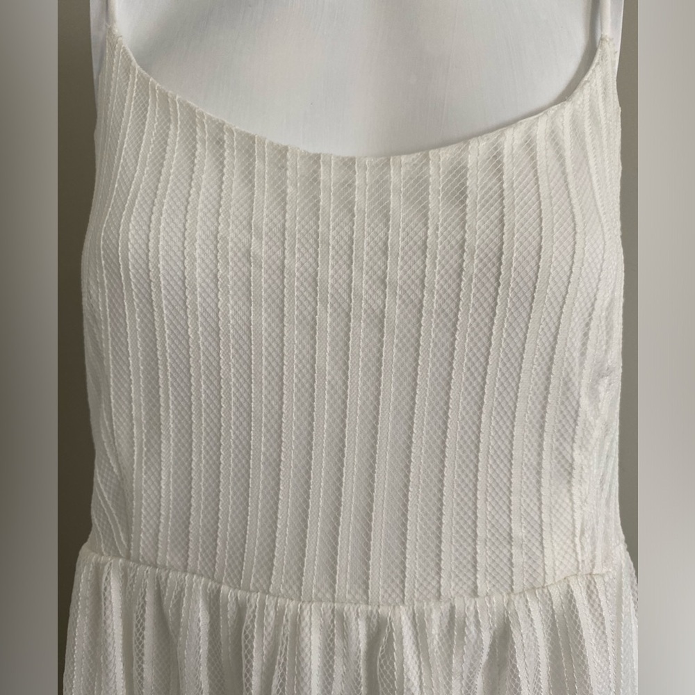 Vintage White Lace Dress Brand: Rainbow. Made in USA Women’s Size M. Scoop back - Picture 10 of 12